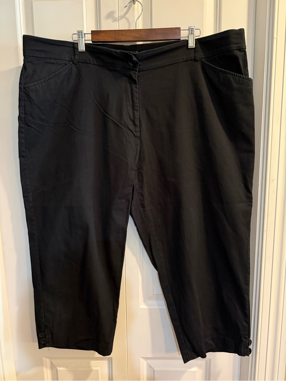Counterparts Black Textured Ponte Waistband Pants